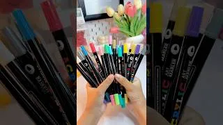 Thumbnail: Best Acrylic Markers ever 😍🌸  #diy #shorts
