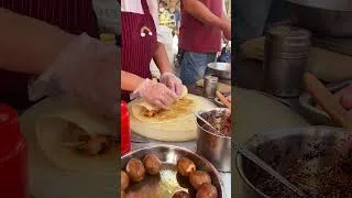 Thumbnail: The flatbread can wrap all kinds of delicious food #streetfood #chinafood