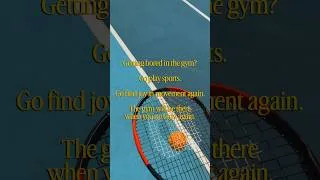 Thumbnail: Taking time off from the gym can help you fall in love with movement again 🎾