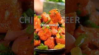 Thumbnail: Chilli Paneer | Delicious Indo-Chinese Starter #shorts