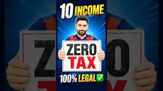 Thumbnail: ZERO Income tax ? इन 10 Income पर Tax नहीं देना पड़ता 😱 #taxsavings  #shorts
