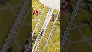Thumbnail: Beautiful neck design with joint lace