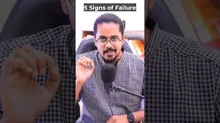 Thumbnail: 5 sign of failure | #shorts #motivation #habits #business