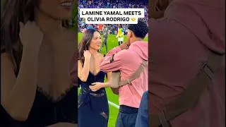Thumbnail: Lamine Yamal Meets Olivia Rodrigo 🤝 #shorts #fcbarcelona