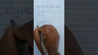 Thumbnail: How to add really fast without mistakes #maths #addition #addfast