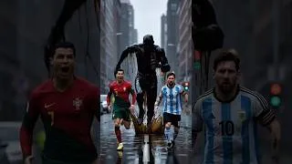Thumbnail: When Ronaldo saves Messi from the crude oil monster 😱  #ronaldo #messi #neymar #aistory