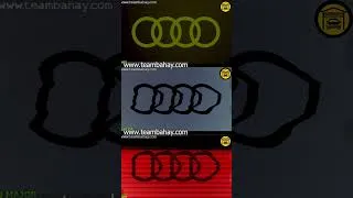 Thumbnail: AUDI LOGO ANIMATION IN 3 SUPER PRETTY COOL EFFECTS  PART 42 #shorts #logo #audi