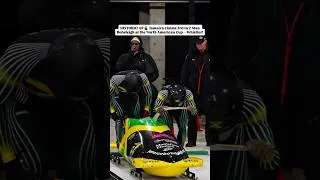 Thumbnail: HISTORY MADE: Jamaica's two-man Bobsleigh Team @jbsfed #TeamJamaica #WinterOlympics #JamaicaBobsled