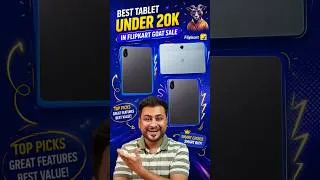 Thumbnail: Best Tablet Under 20K in Flipkart GOAT Sale 2026 🔥 #flipkart #sale #tablets
