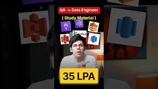 Thumbnail: (link in comment) How to Transition from QA to Data Engineering  #sdet