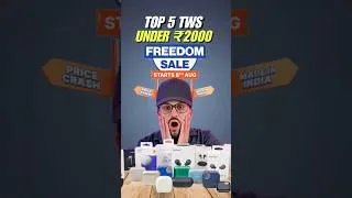 Thumbnail: Don’t buy Trash⚡️Only 5 Best Earbuds Under 2000 On Flipkart Freedom Sale⚡️Best TWS Under 2000