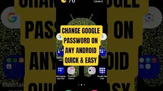 Thumbnail: How to Change Google Password on Android #googleaccount #password #shorts