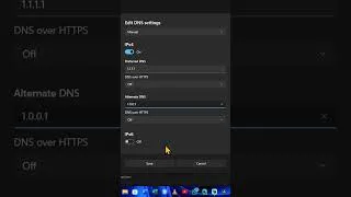 Thumbnail: DNS SETTINGS FOR WINDOWS 11 #windows #tech