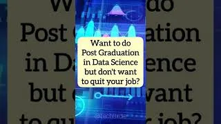 Thumbnail: Top Data Science PG Programmes #shorts #datascience