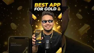Thumbnail: Best App to Buy Digital Gold in 2026 🔥 | Safe & Easy Investment #Shorts #digitalgold