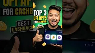 Thumbnail: Top 3 Upi Cashback App 🔥| Best Upi transaction cashback app | Best upi payment app #shorts #cashback