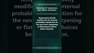 Thumbnail: Mastering AI: Temperature, Max Tokens, Parameters - [Master Claude AI & Agentic Development]