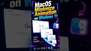 Thumbnail: MacOS Minimize Animation On Windows 11 #macos #windows #windhawk