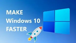 Thumbnail: How to make Windows 10 feel FASTER 🚀