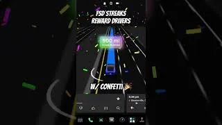 Thumbnail: Tesla FSD Streaks Reward Drivers with Confetti 🎉