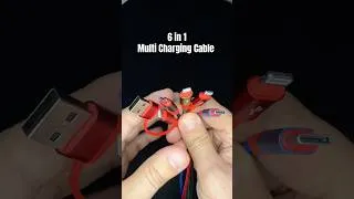 Thumbnail: 6 in 1 Multi Charging Cable, 2Pack 10Ft USBC Multi Chargers for All Devices #apple #android