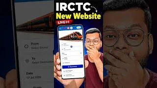 Thumbnail: IRCTC New Website 2X Fast 🚀 IRCTC Beta Version #shorts