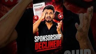 Thumbnail: Sponsorship Declined #gaming #youtube #pcgaming