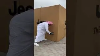 Thumbnail: Unboxing Jeep in Saudi Arabia | Tiktok by uaesupersport #shorts