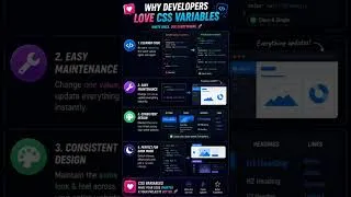 Thumbnail: Change Your Entire Website With ONE Line of CSS 😳 | CSS Variables Explained in 60 Seconds 🚀