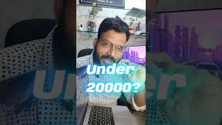 Thumbnail: “Best Laptop Under ₹20,000 🔥 Budget Beast?” #shorts #shortvideo  #laptop
