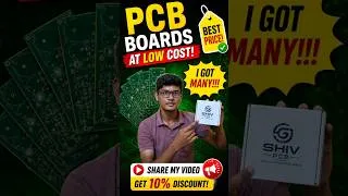 Thumbnail: PCB boards at low cost 🤯 | get 10% discount by my video | #pcb #electronic #chennai #techk7