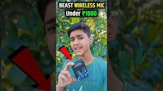 Thumbnail: Best Wireless Mic Under ₹1000🔥 #mic #budgetmic #shorts