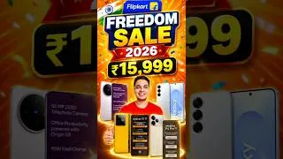 Thumbnail: Flipkart Freedom Sale 2026 Best Smartphone Deals 🔥