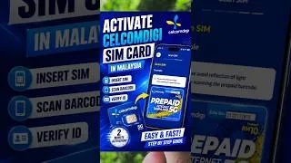 Thumbnail: How to activate CelcomDigi SIM card in Malaysia (2026)