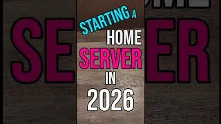 Thumbnail: Starting a home server in 2026... #homeserver #mediaserver #selfhosting