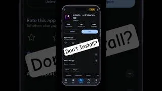 Thumbnail: 😱 Don't Use Instagram Instants App? 🔥 #instagram #ytshorts #youtubeshorts #techmuneeb