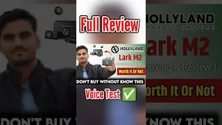 Thumbnail: hollyland lark m2 voice test ✅ | hollyland lark m2 mic review 🔥