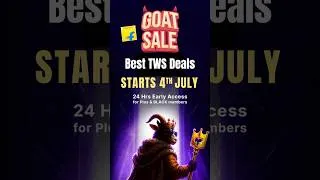 Thumbnail: Best Earbuds TWS Deals on Flipkart Goat Sale 2026🔥Best TWS Under 1000 to 3000 #shorts #shortsfeed