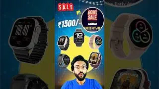 Thumbnail: Best Smartwatch Under 1500 on Flipkart Goat Sale 2026🔥#shorts #shortsfeed #tech #flipkart #trend