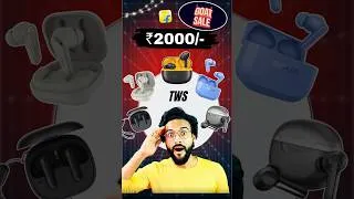 Thumbnail: Best Earbuds TWS Under 2000 on Flipkart Goat Sale 2026🔥#shorts #shortsfeed #tech #flipkart #trend