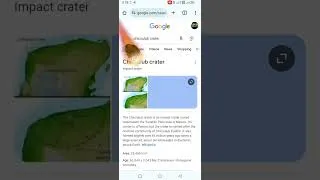 Thumbnail: Google amazing work || Google secrets that you don't know || Chicxulub Crater || Dart Mission