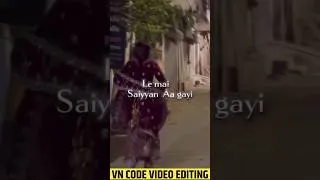 Thumbnail: Instagram Viral Ghar Wale Ya Mai Vn Code Template | Le Mai Saiya Aa Gayi Reels Video Editing