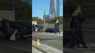 Thumbnail: Sydney Harbour Bridge head-On Accident aftermath VID 20200827 WA0000