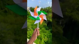 Thumbnail: independence day, tricolor paper  windmill