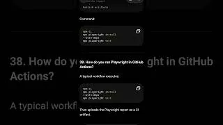 Thumbnail: CICD in Playwright #shorts
