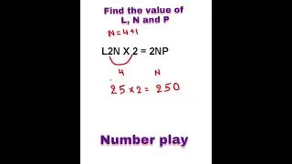 Thumbnail: number play | class 8 number play | Cryptarithm for class 8 | maths puzzle | find the value #maths