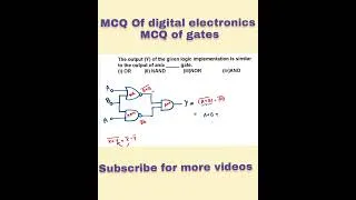 Thumbnail: Find the output of logic circuit | MCQ of digital electronics | science