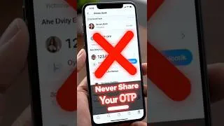Thumbnail: ⚠️ OTP Kabhi Share Mat Karna! Ek Galti Se Account Ho Sakta Hai Hack 😱 | Cyber Safety Tips #Shorts
