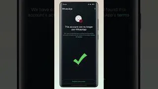 Thumbnail: This account can no longer use whatsapp | #whatsappproblem #shorts #whatsapp