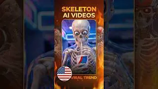 Thumbnail: How to create Viral Skeleton Shorts Video ☠️ Skeleton Shorts Kaise Banaye